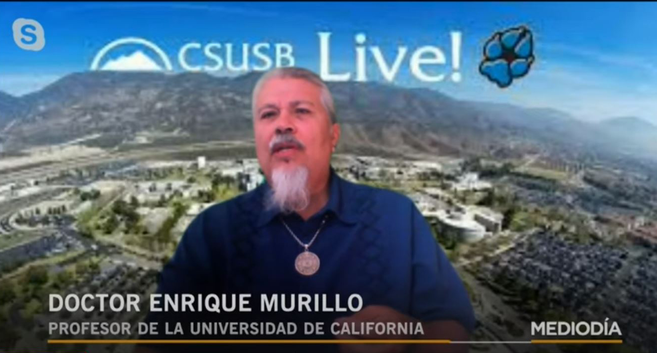 Screen capture with Enrique Murillo Jr.