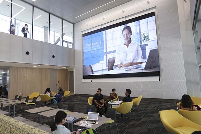 The interior of the Center for Global Innovation 