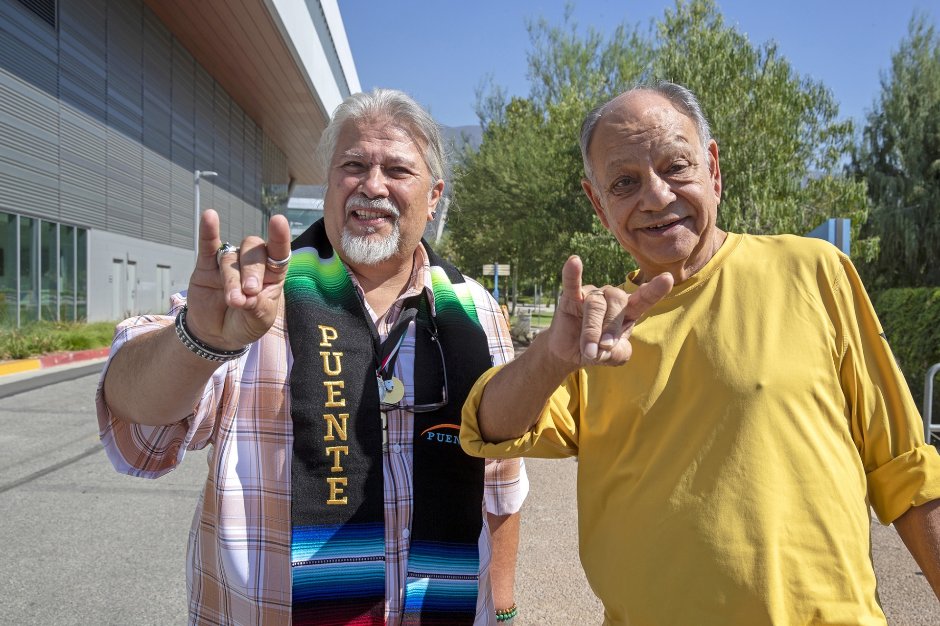 L-R: Enrique Murillo Jr. and Cheech Marin