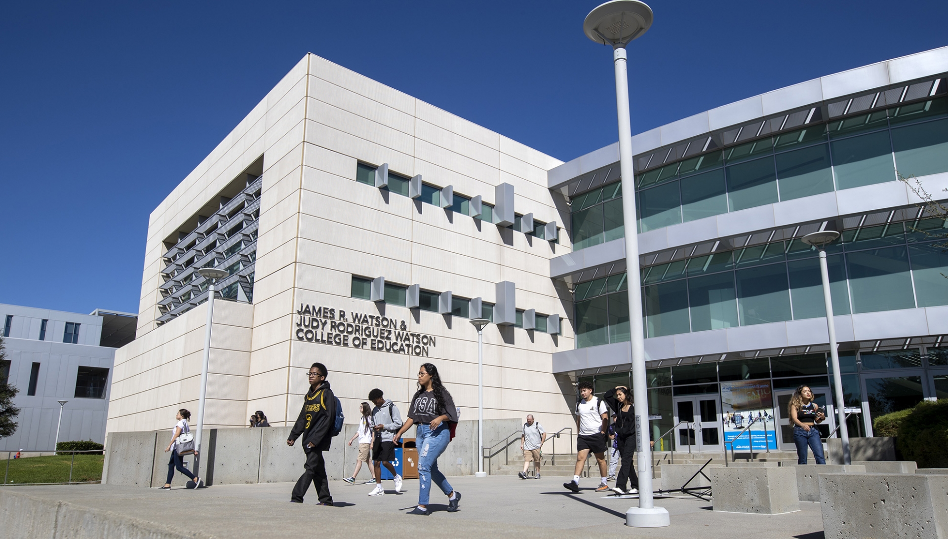 James R. Watson and Judy Rodriguez Watson College of Education building