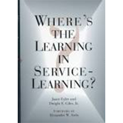 Where's the Learning in Service Learning?