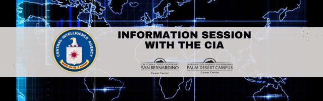 Information Session with the CIA