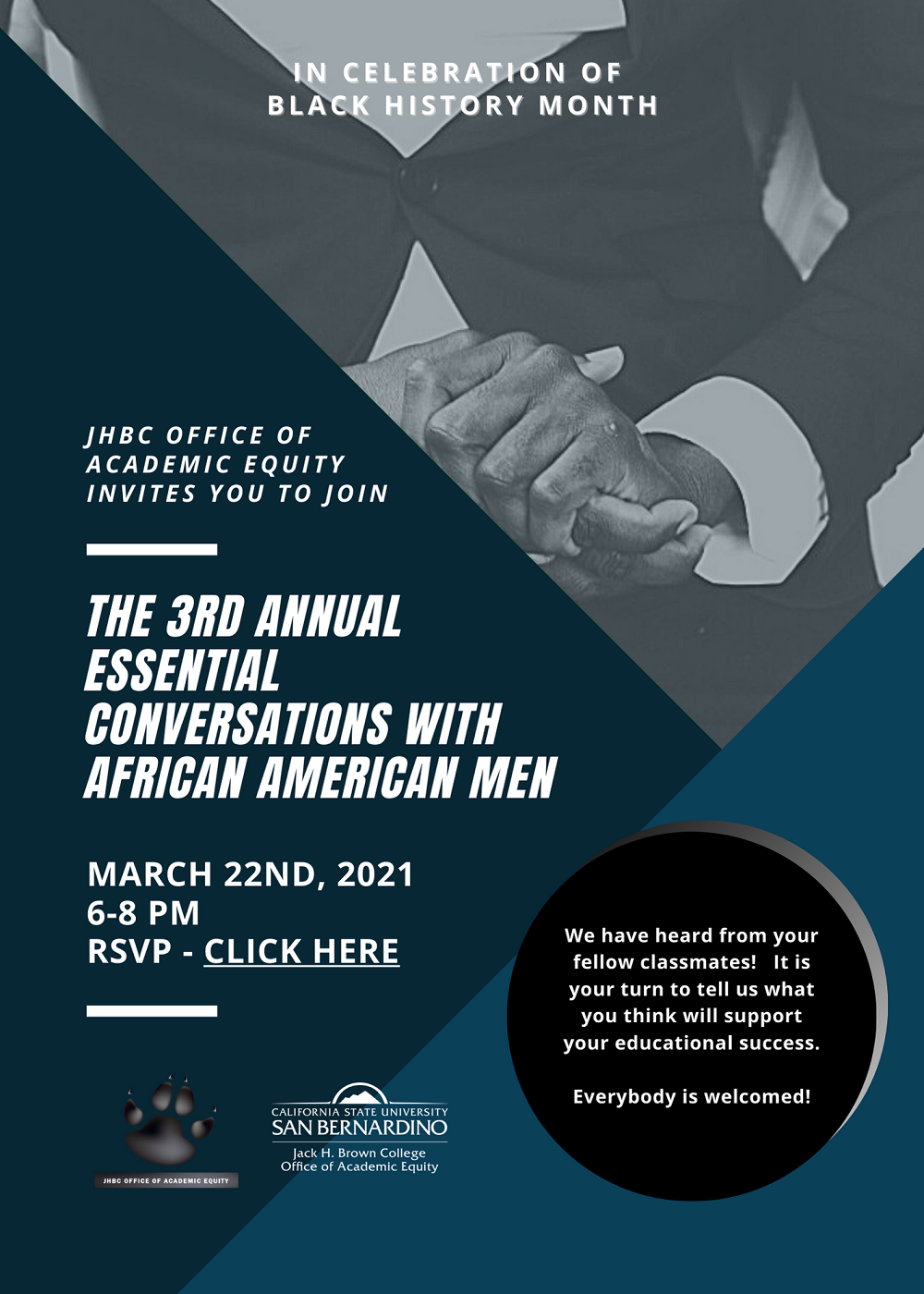 CSUSB: Essential Conversations with African American Men 