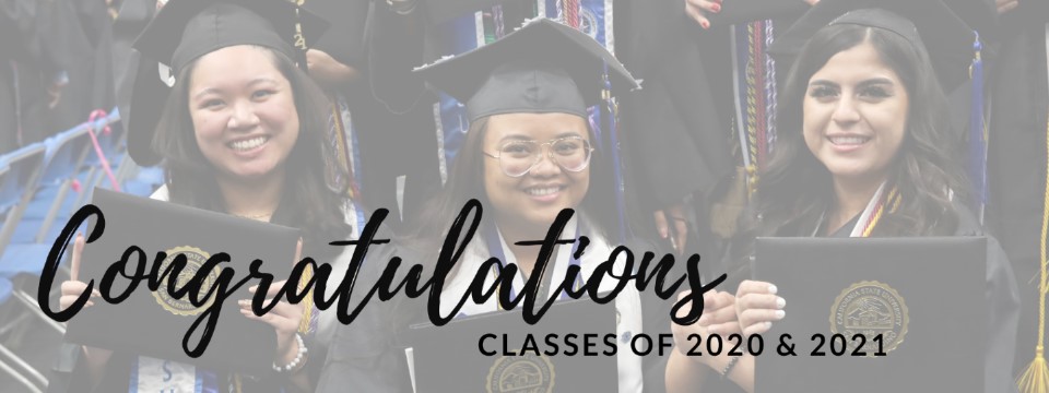 Congratulations Classes of 2020 & 2021