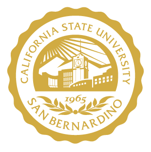 "California State University San Bernardino Gold Seal"