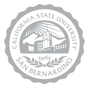 "California State University San Bernardino Silver Seal"