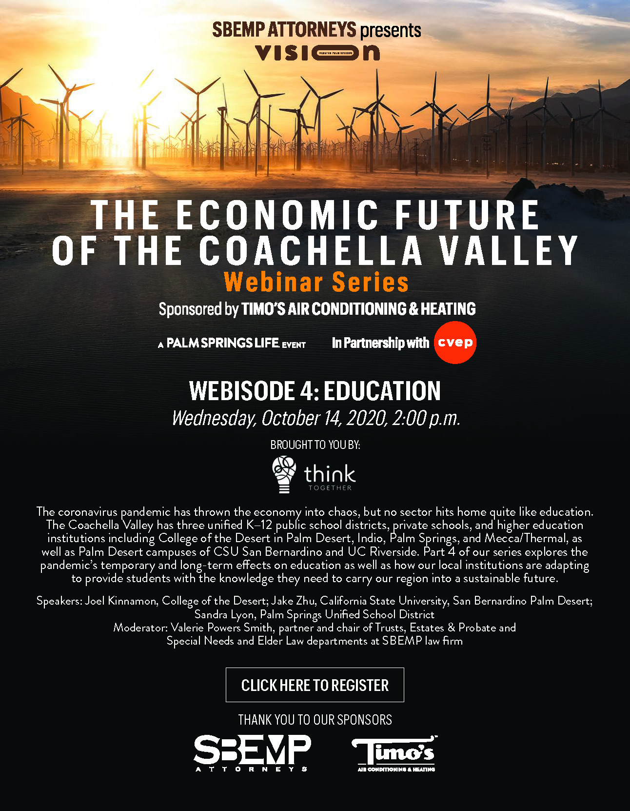 Flyer “The Economic Future of the Coachella Valley” 