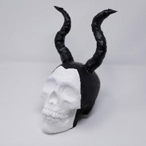 decorated calavera with horns