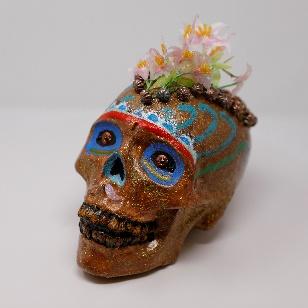 decorated calavera