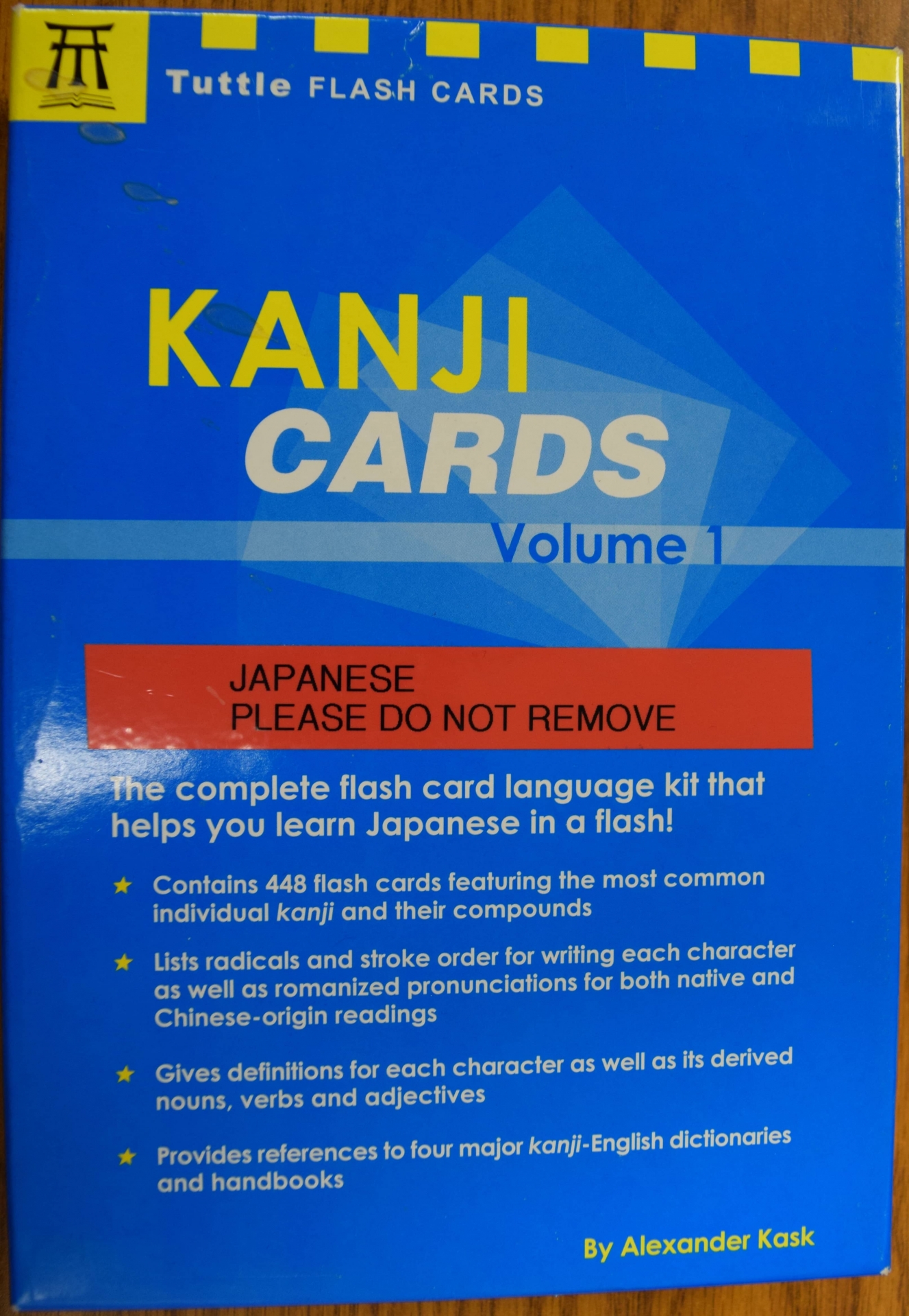 Kanji Cards Volume 1