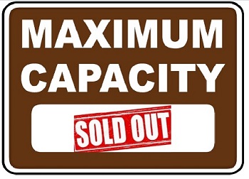 Maximum Capacity - Sold Out