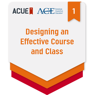 designing an effective course class