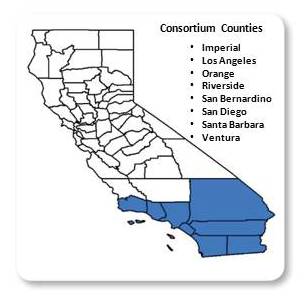 SCCHSI Consortium Counties: Imperial, Los Angeles, Orange, Riverside, San Bernnardino, San Diego, Santa Barbara, Ventura
