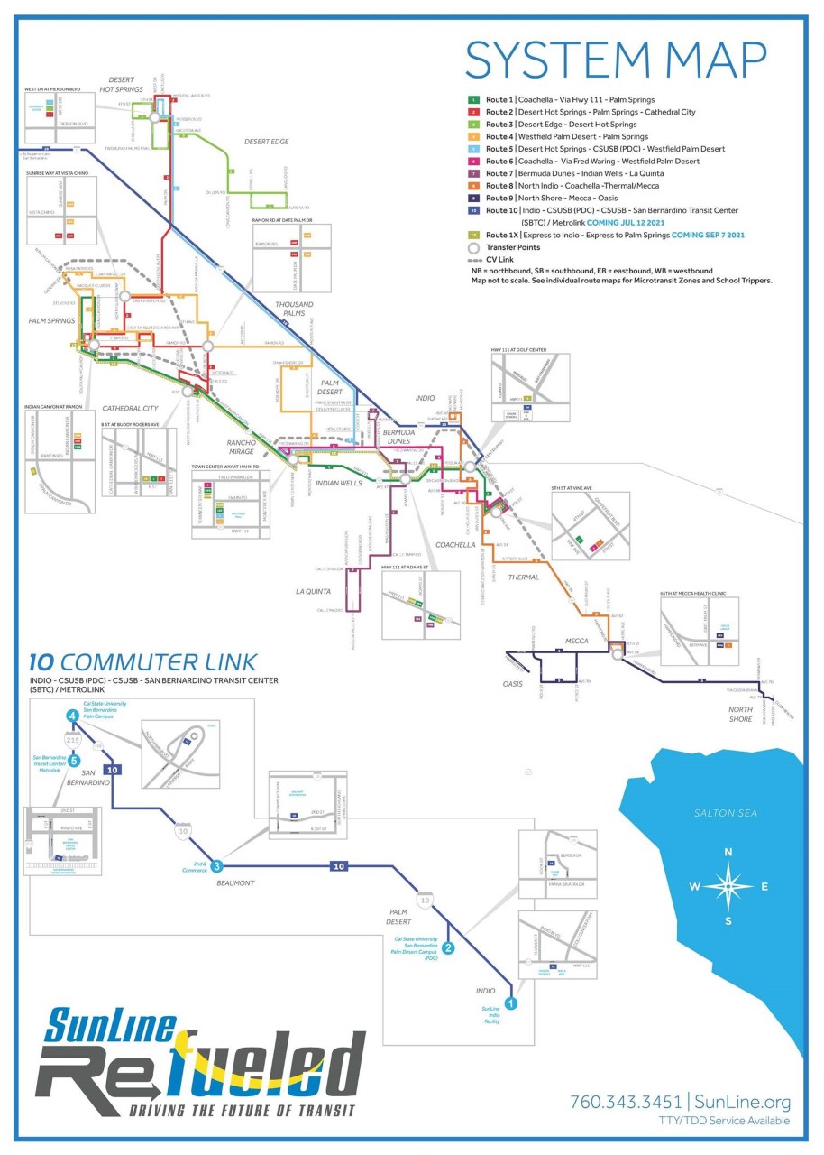 Sunline Route Map