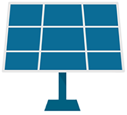 Solar plannel icon