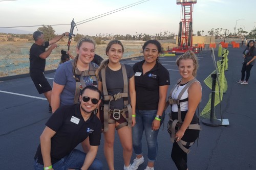 Ziplining