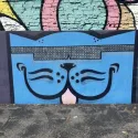 Mural in Filipino town