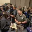 fontana police sheriff speaking with student
