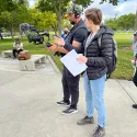 CSUSB and TCT team hard at work during production