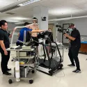 Dillon and instructor working together to enhance knowledge