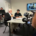 Evan and Professor Abbott