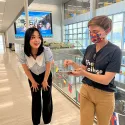 Yujin reading lines with the TCT crew