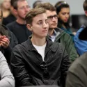 Guy paying attention