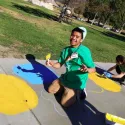 Sidewalk painting