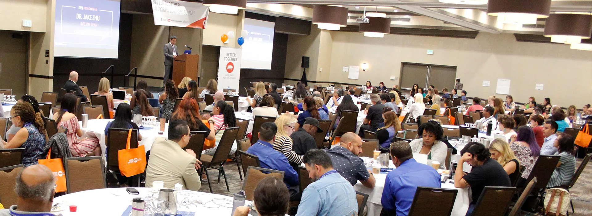 Educators met at the DoubleTree Hotel by Hilton in San Bernardino, one of 30 venues that hosted the fourth annual BetterTogether
