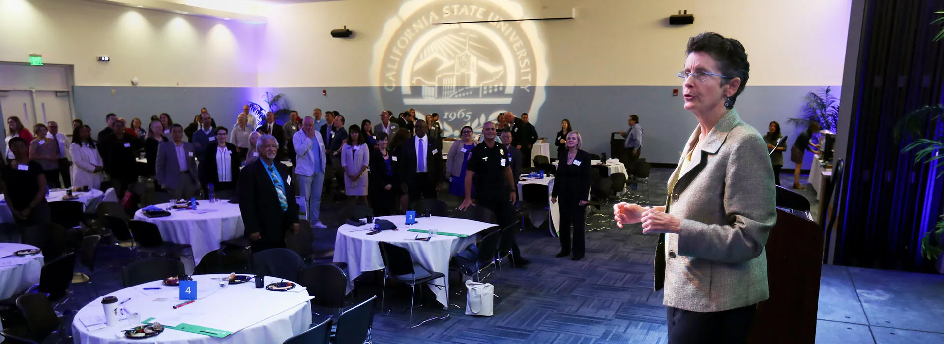 Kathy Obear leads Collegiality Forum at CSUSB