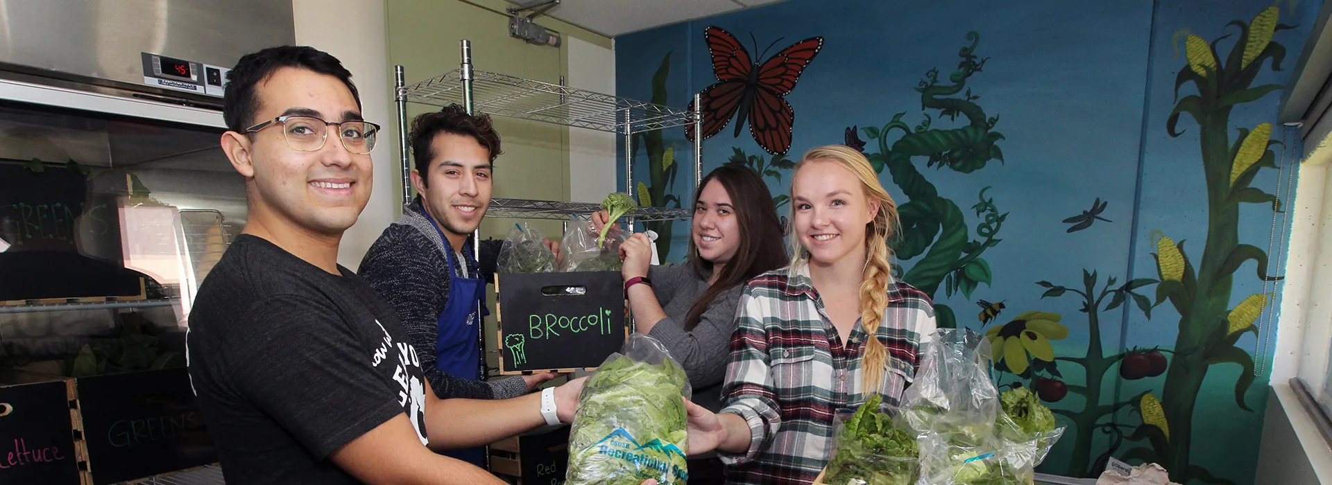 The CSUSB Community Garden, which was formally planted in October
