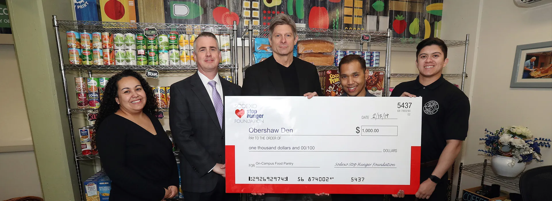 Donation to Obershaw Den