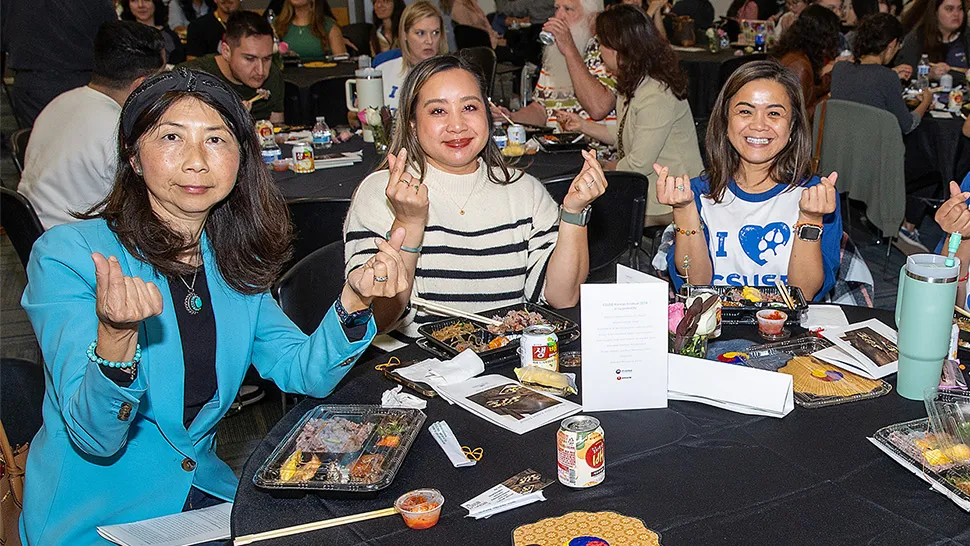 The Korean Festival, held on April 19, is a premiere event in CSUSB’s Asian Pacific Islander Desi American Heritage Month celebration. The annual event features a traditional wedding ceremony, dinner reception and performance showcase.