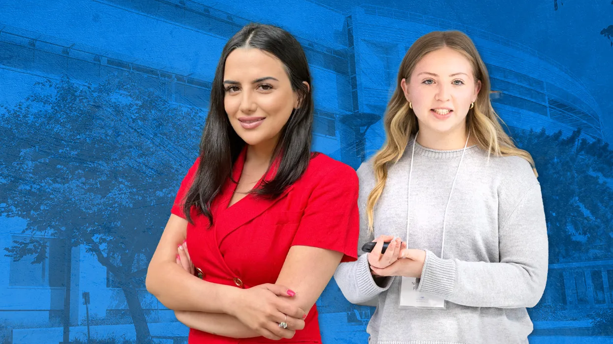 Negin Ghaffari (left) and Natalya Marsh