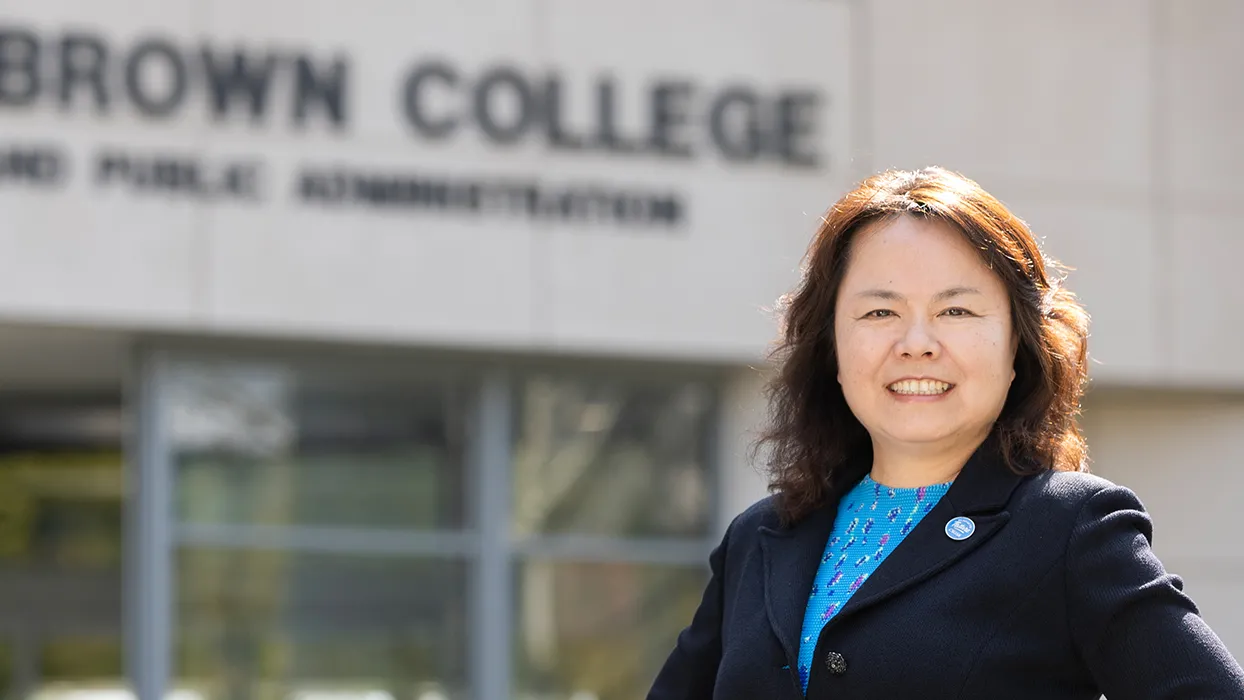 Anna Ni, associate dean and professor of public administration at the Jack H. Brown College of Business and Public Administration