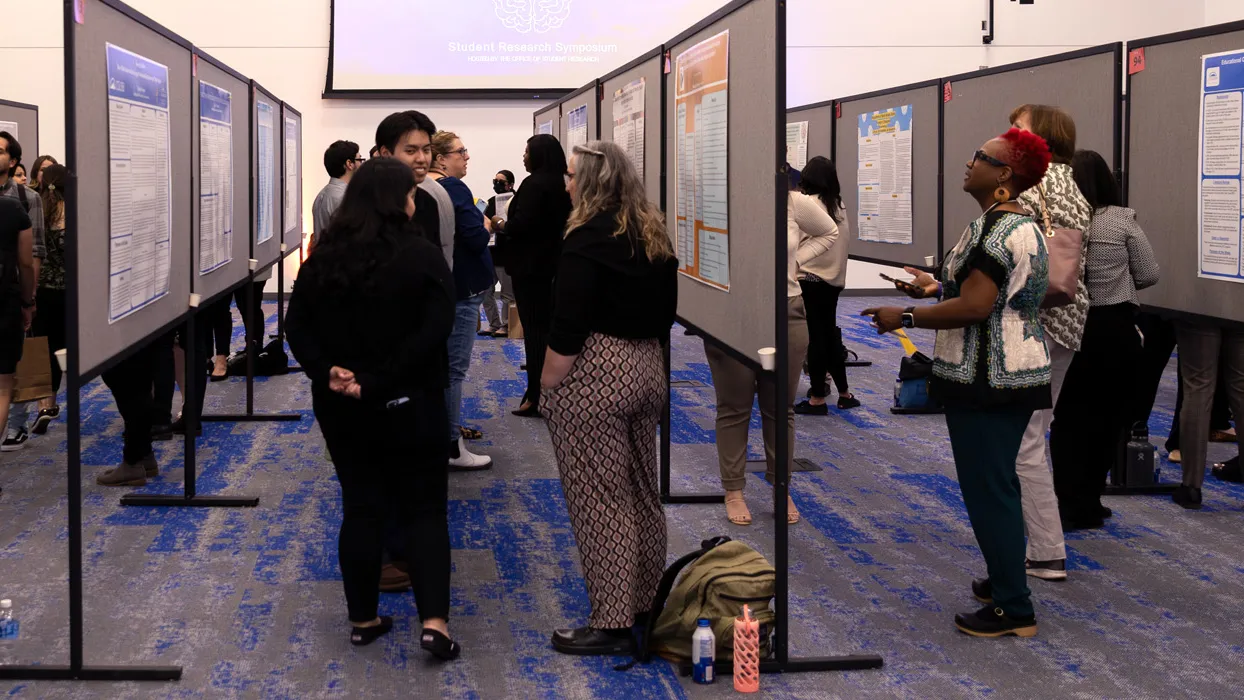 The Meeting of the Minds Student Research Symposium provided CSUSB students and alumni the opportunity to refine their presentation skills while showcasing their talents and knowledge. 