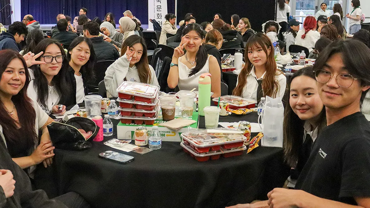 Attendees enjoyed a showcase of Korean art, traditional music and dance, and K-pop cover performances at the Korean Festival, held on April 18. 