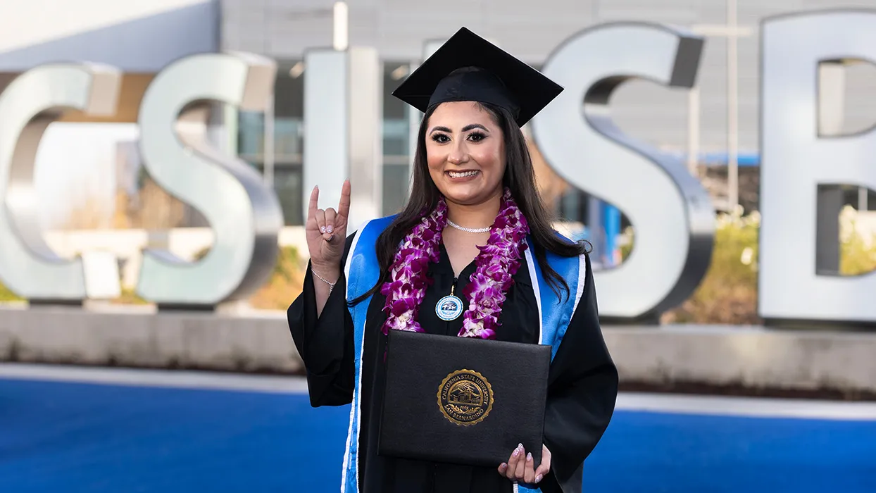Students will be all smiles at the Spring Commencement ceremonies on May 17-18 at Toyota Arena.