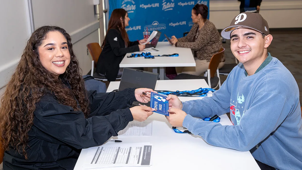 CSUSB Instant Admit Days, scheduled for Aug. 12-28, offers transfer students an on-the-spot review of their coursework to determine eligibility for spring 2026 admissions. By attending, they can submit their CSUSB application with confidence and reserve their spot for the semester. 