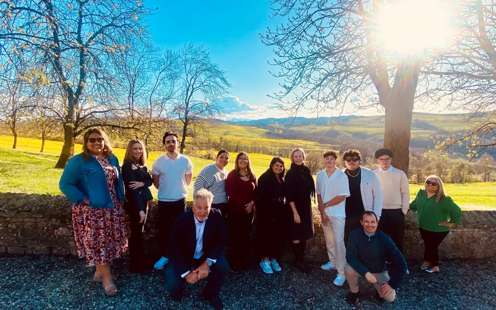 CSUSB Palm Desert Campus students and faculty in Italy