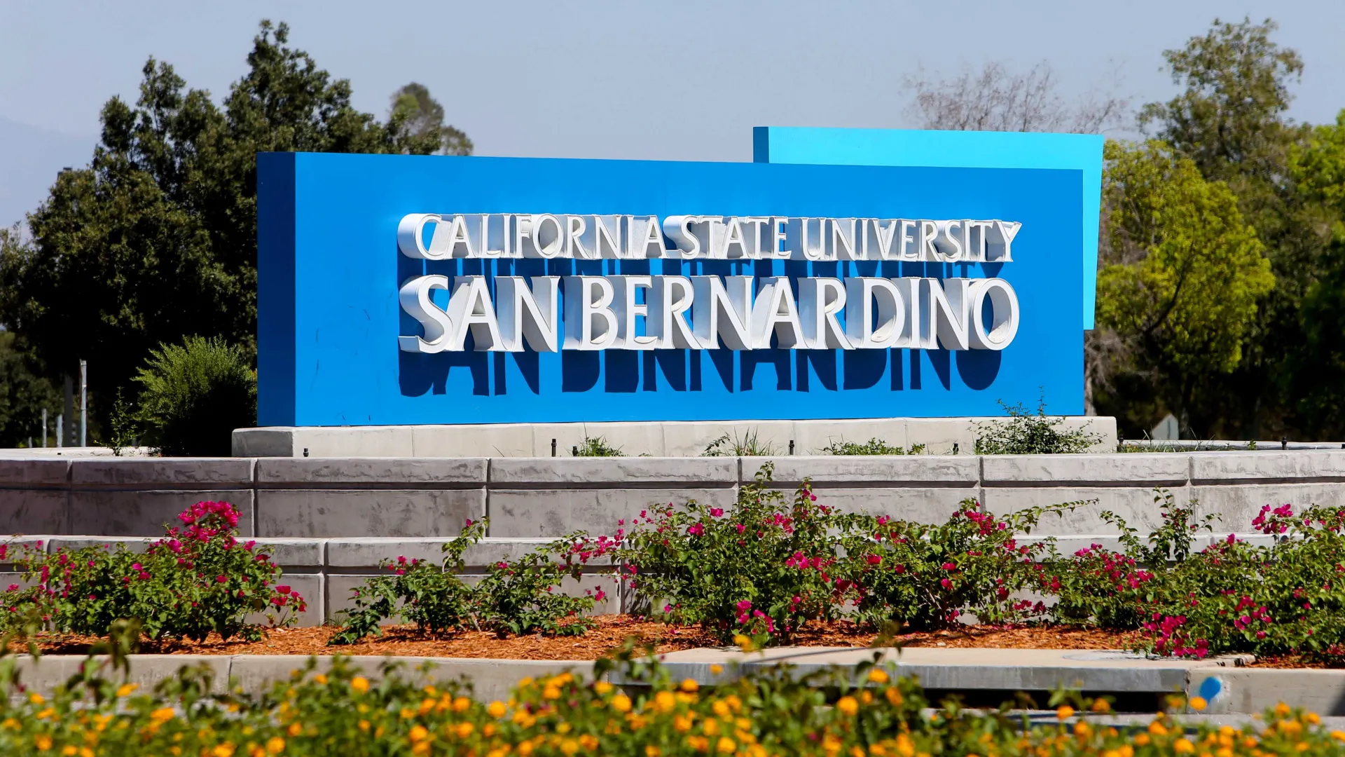 University Parkway entrance to Cal State San Bernardino