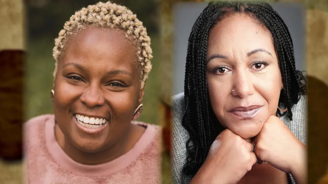 Keeonna Harris (left) and Cat Brooks