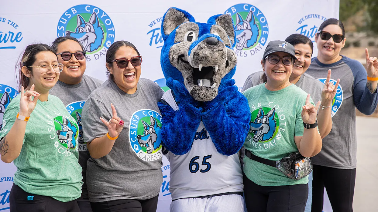Cal State San Bernardino’s annual Coyote Cares Day brought together the campus community for a day of service that supported local nonprofit organizations, beautification efforts and community-focused projects throughout the Inland Empire.