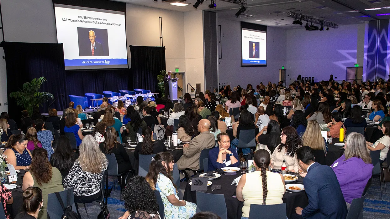 During his remarks at the event, CSUSB President Tomás D. Morales reflected on the university’s progress in advancing women into leadership roles and the broader importance of representation.