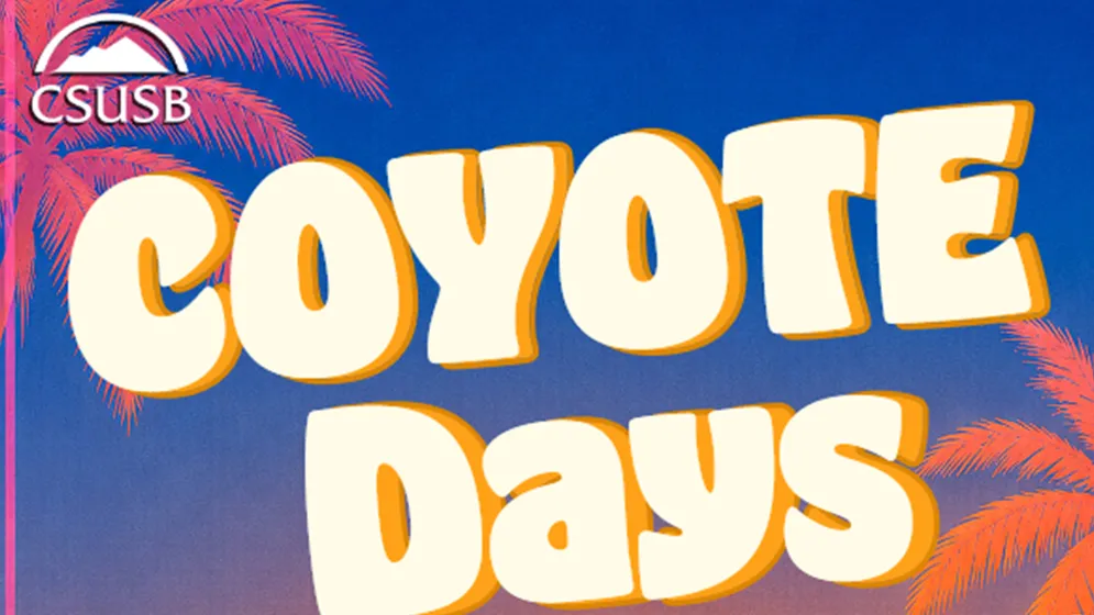 Coyote Days takes place on Aug. 25-26 and welcomes all enrolled students back to campus for fall semester.