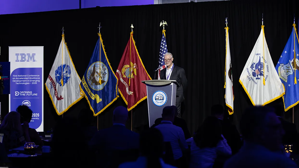 David Harding, CEO of Entrokey Labs, gave the opening keynote address on April 15. In his address, he spoke about the progression of artificial intelligence and quantum computing.