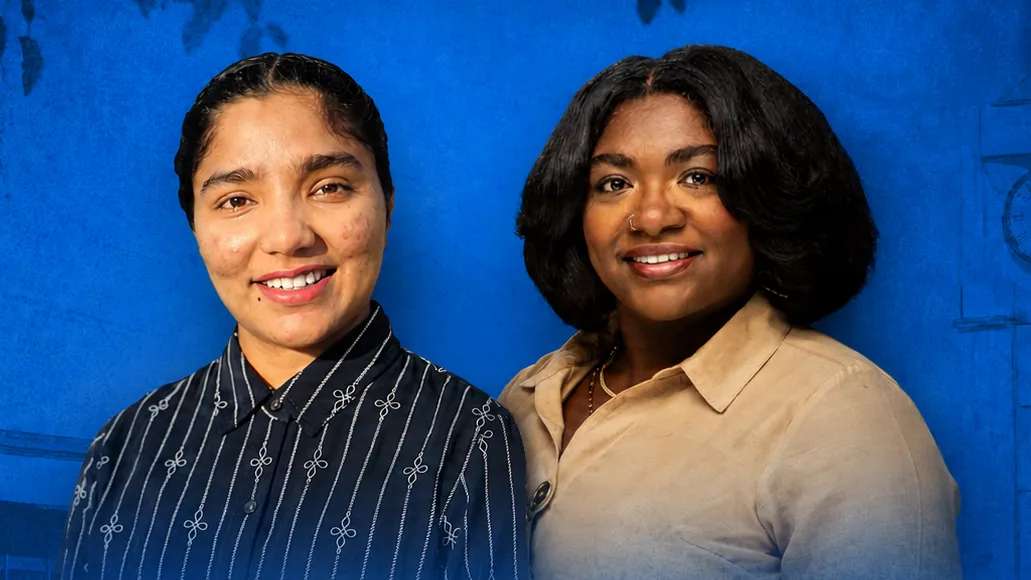 Sukhmanpreet Kaur (left) and Marlena Brown