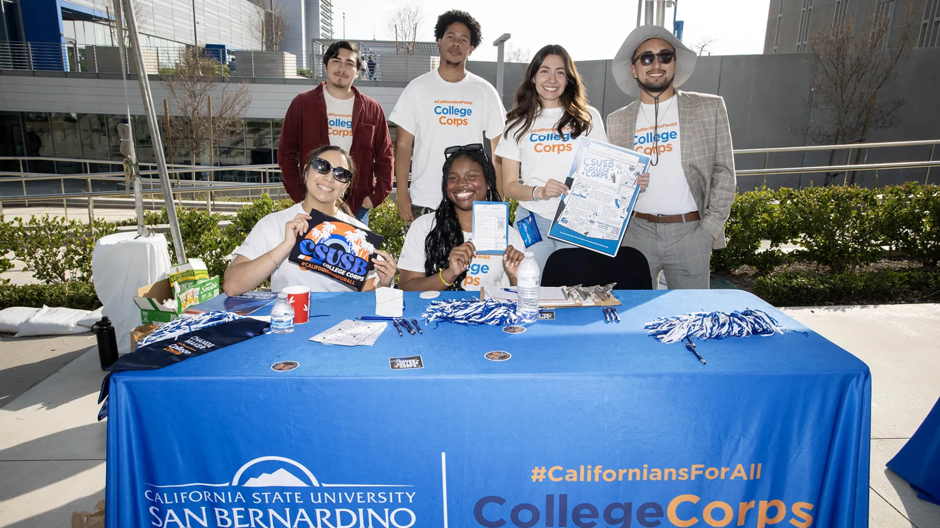 College Corps at a 2025 Choose CSUSB event on campus.