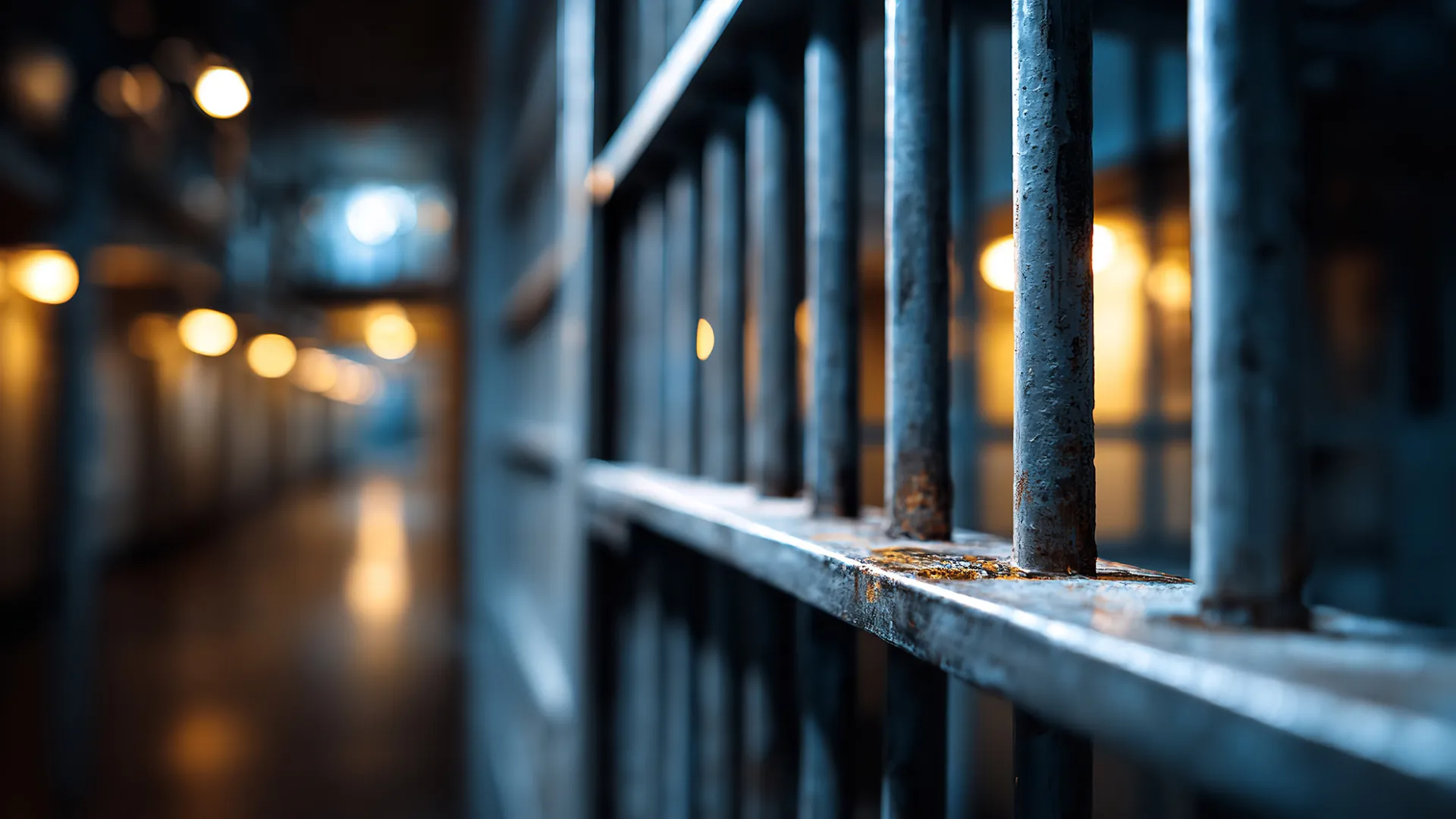Photo illustration of prison bars