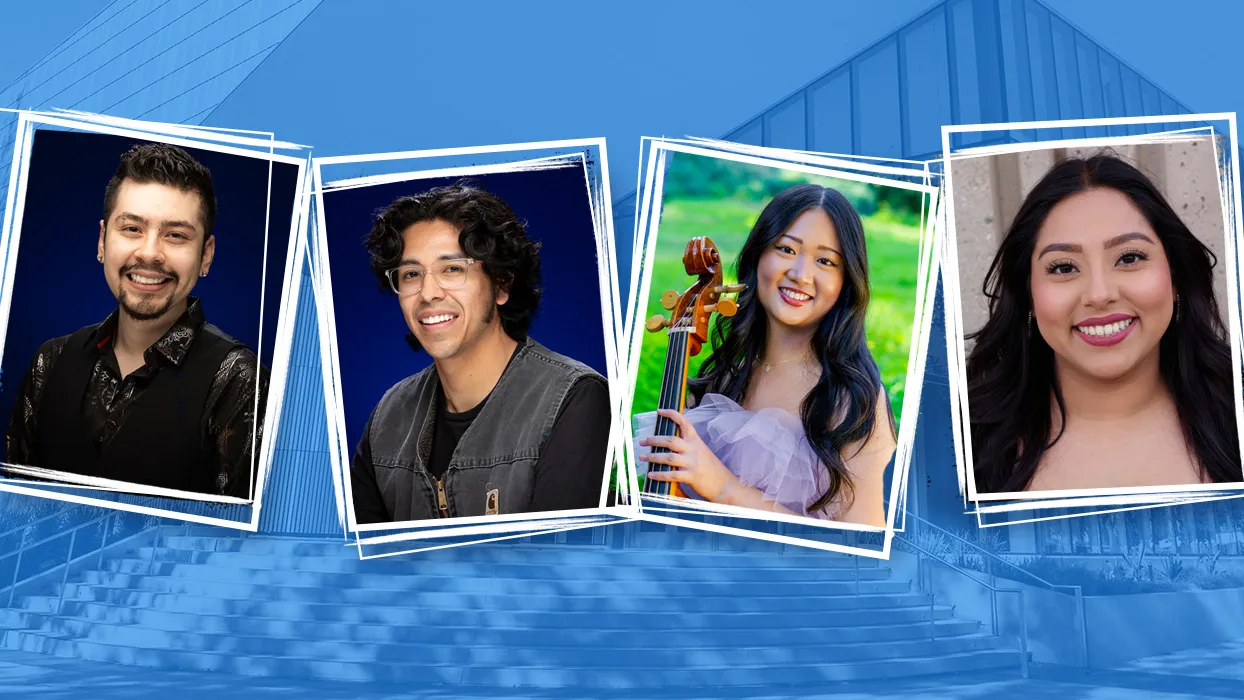 From left, Filimon Fregoso, Alexander Valdez Jr, Annabelle Su and Kenia Castaneda.